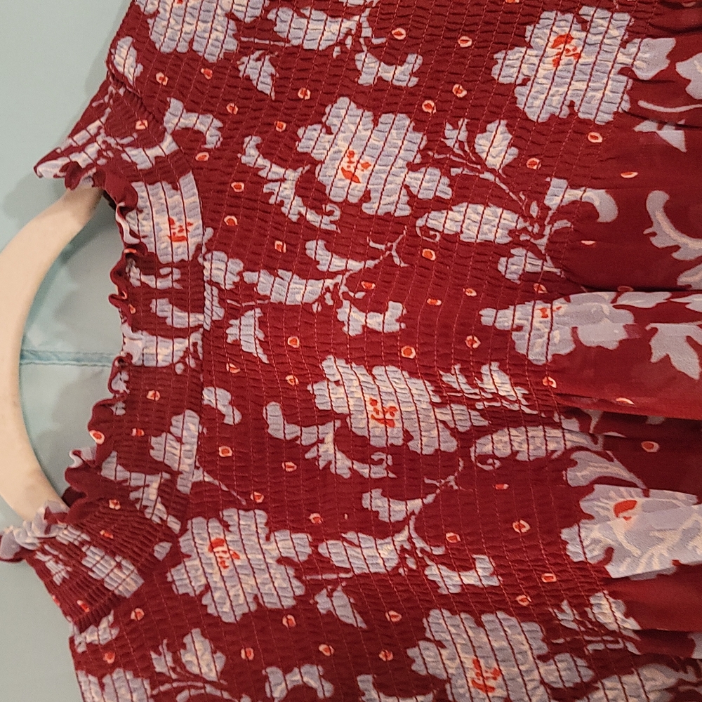 A. N. A Women's XXL Floral Blouse